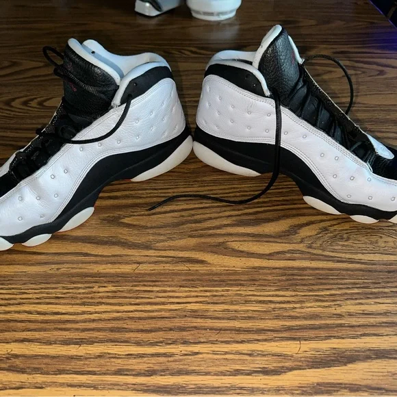 Jordan Black and White Sneakers - Picture 5 of 10